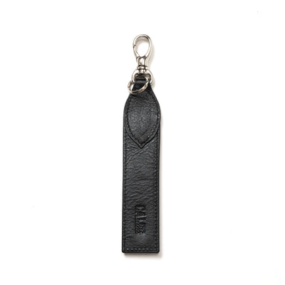 STUDS LEATHER FLAT SHORT KEY RING