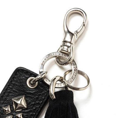 LEATHER TASSEL KEY RING