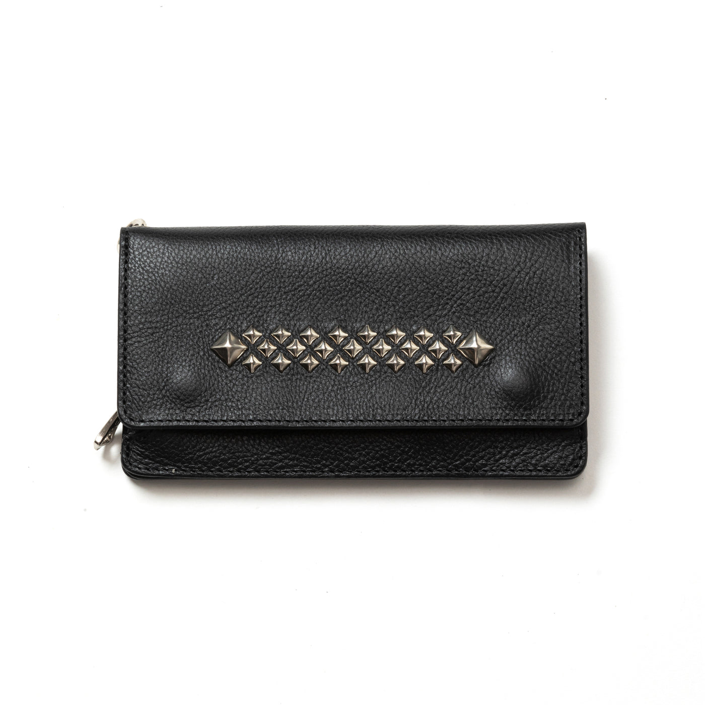 STUDS LEATHER LONG WALLET