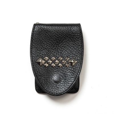 STUDS LEATHER MULTI COIN CASE