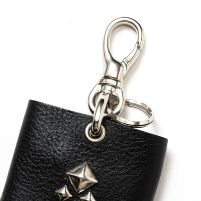 STUDS LEATHER KEY CASE