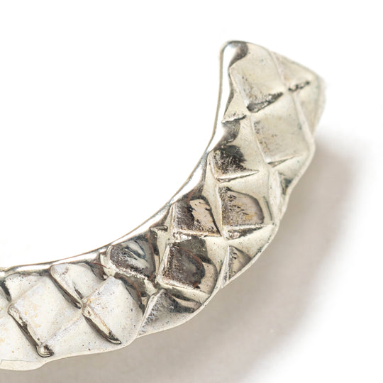 SNAKE ROLL SILVER PIERCE ＜LARGE＞ – CALEE ONLINE STORE