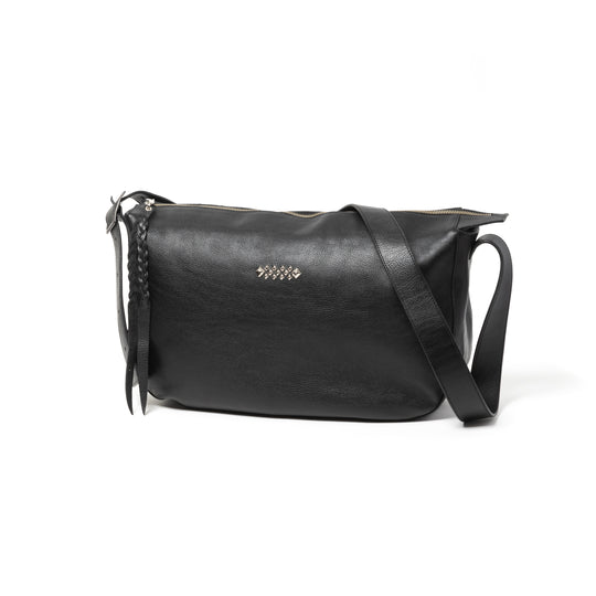 STUDS LEATHER SHOULDER BAG ＜LARGE＞ – CALEE ONLINE STORE