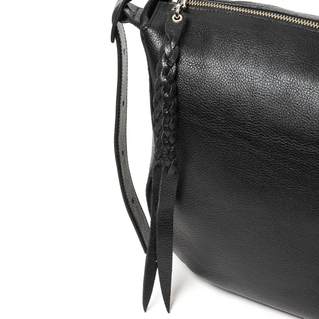 ら*す様 STUDS LEATHER SHOULDER BAG レザー　バッグ CALEE - STUDS LEATHER SHOULDER BAG ＜LARGE＞ (BLACK