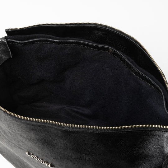 ら*す様 STUDS LEATHER SHOULDER BAG レザー　バッグ STUDS LEATHER SHOULDER BAG | シボ感あるレザーとガマ口で作製