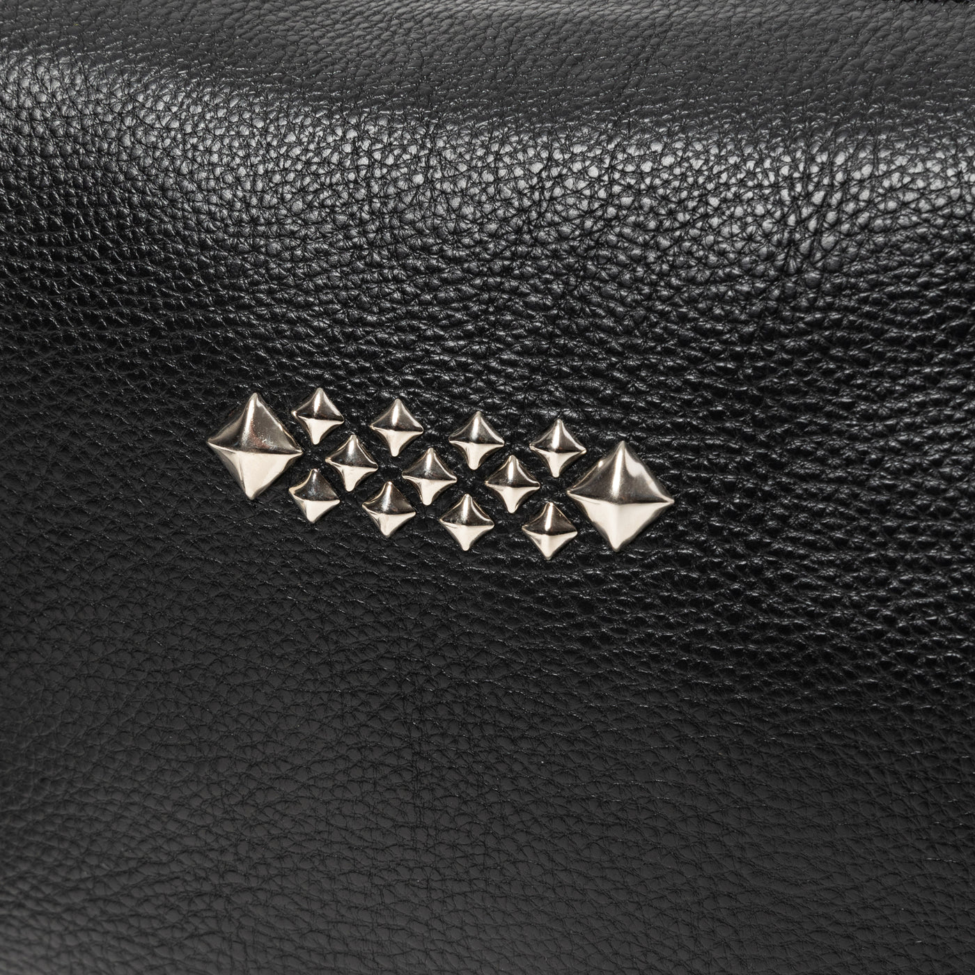 STUDS LEATHER SHOULDER BAG ＜REGULAR＞