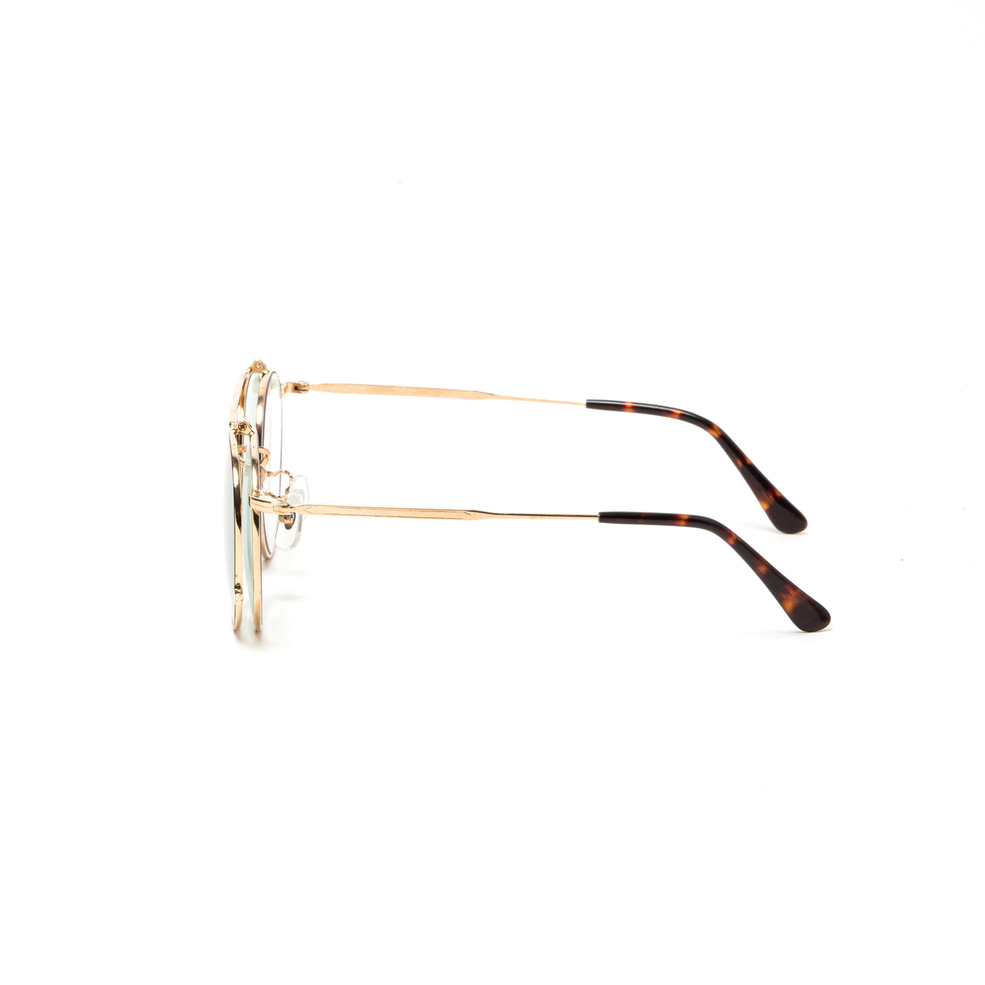 FLIP UP TYPE CIRCLE METAL GLASSES