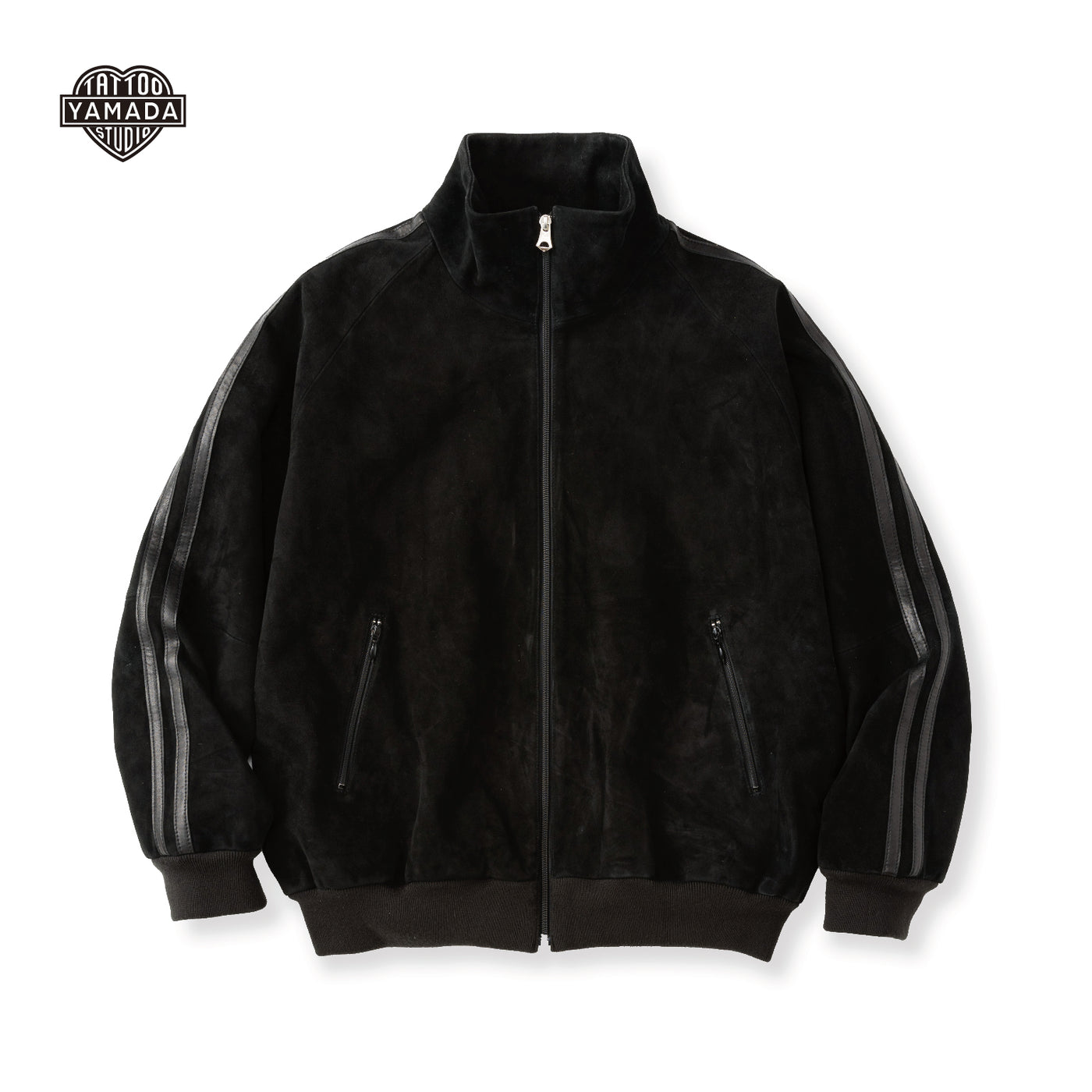 × TSY LEATHER TRACK JACKET