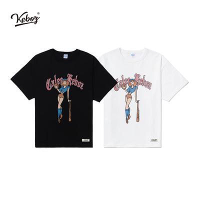 CALEE × KEBOZ PINUP GIRL S/S TEE