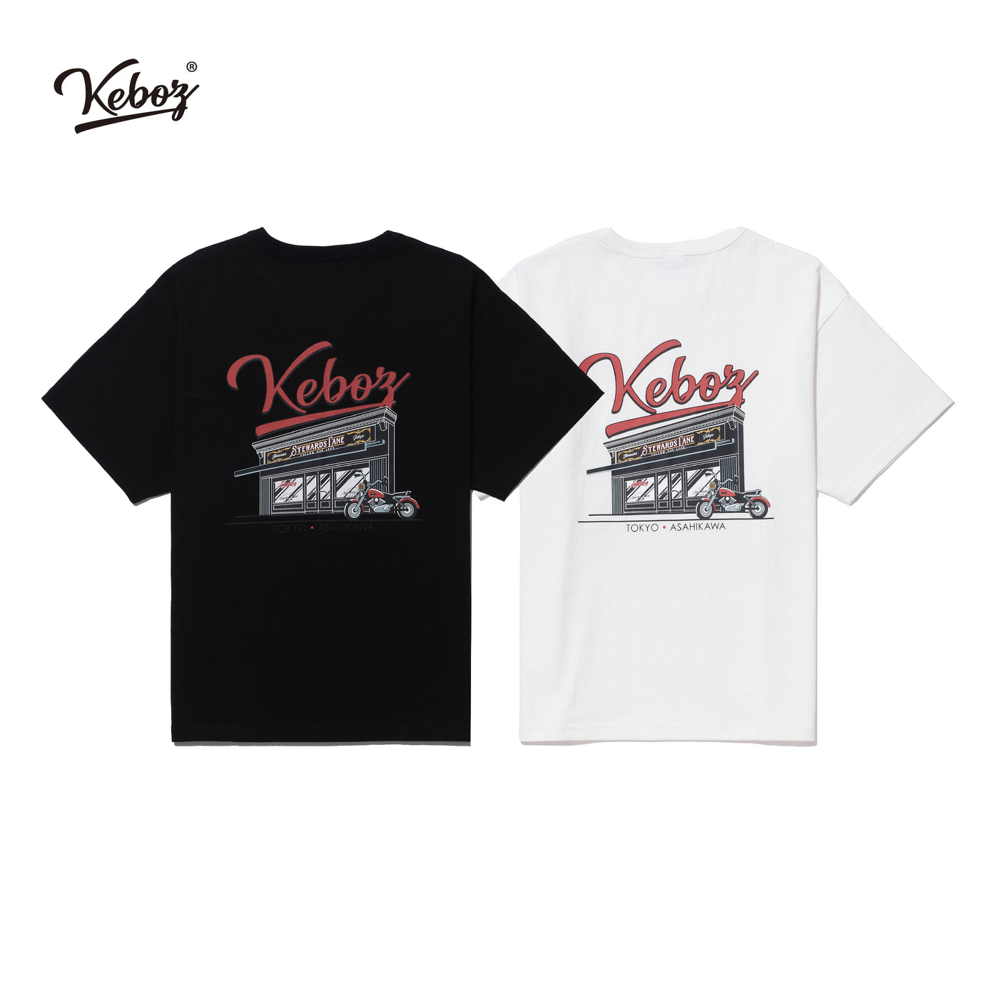 CALEE × KEBOZ STORE LOGO S/S TEE