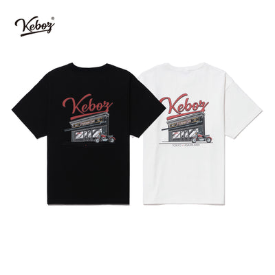 CALEE × KEBOZ STORE LOGO S/S TEE