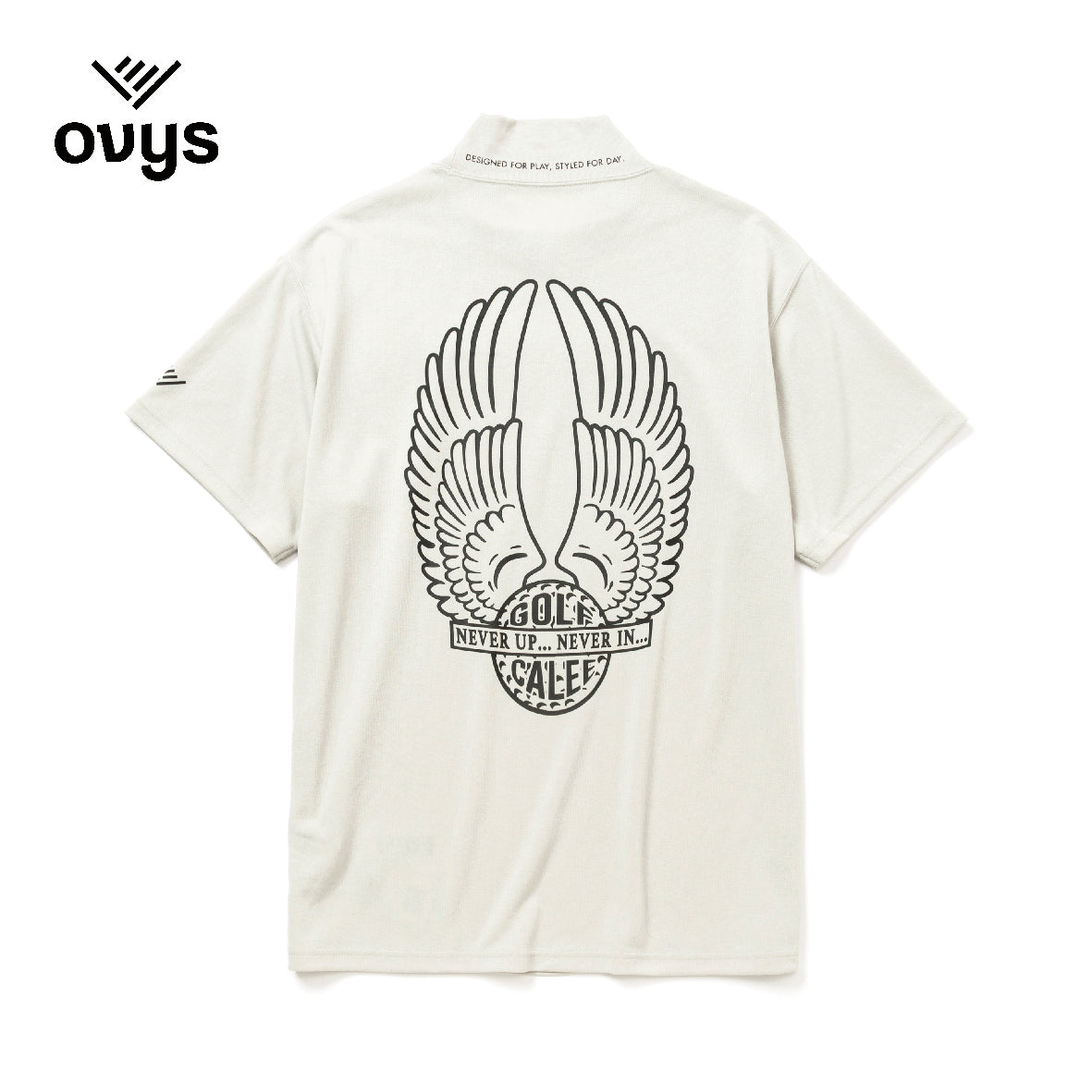 × ovys MOCK NECK BACK MESH S/S TEE ＜A TYPE＞