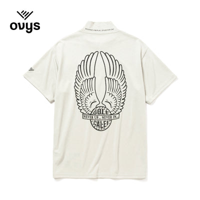 × ovys MOCK NECK BACK MESH S/S TEE ＜A TYPE＞