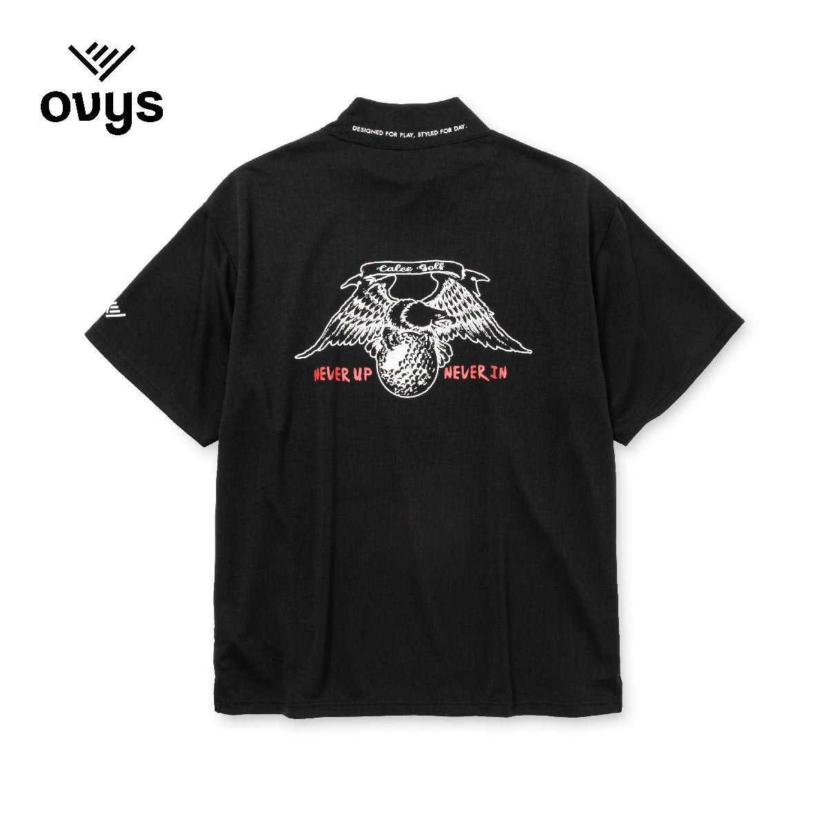 × ovys MOCK NECK BACK MESH S/S TEE ＜B TYPE＞