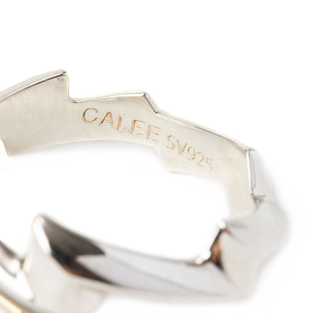 THUNDERBOLT SILVER RING - calee-official