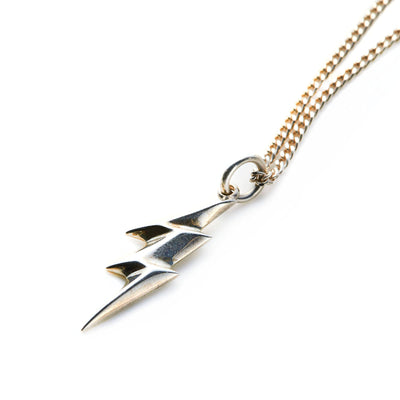 THUNDERBOLT TOP SILVER NECKLACE - calee-official