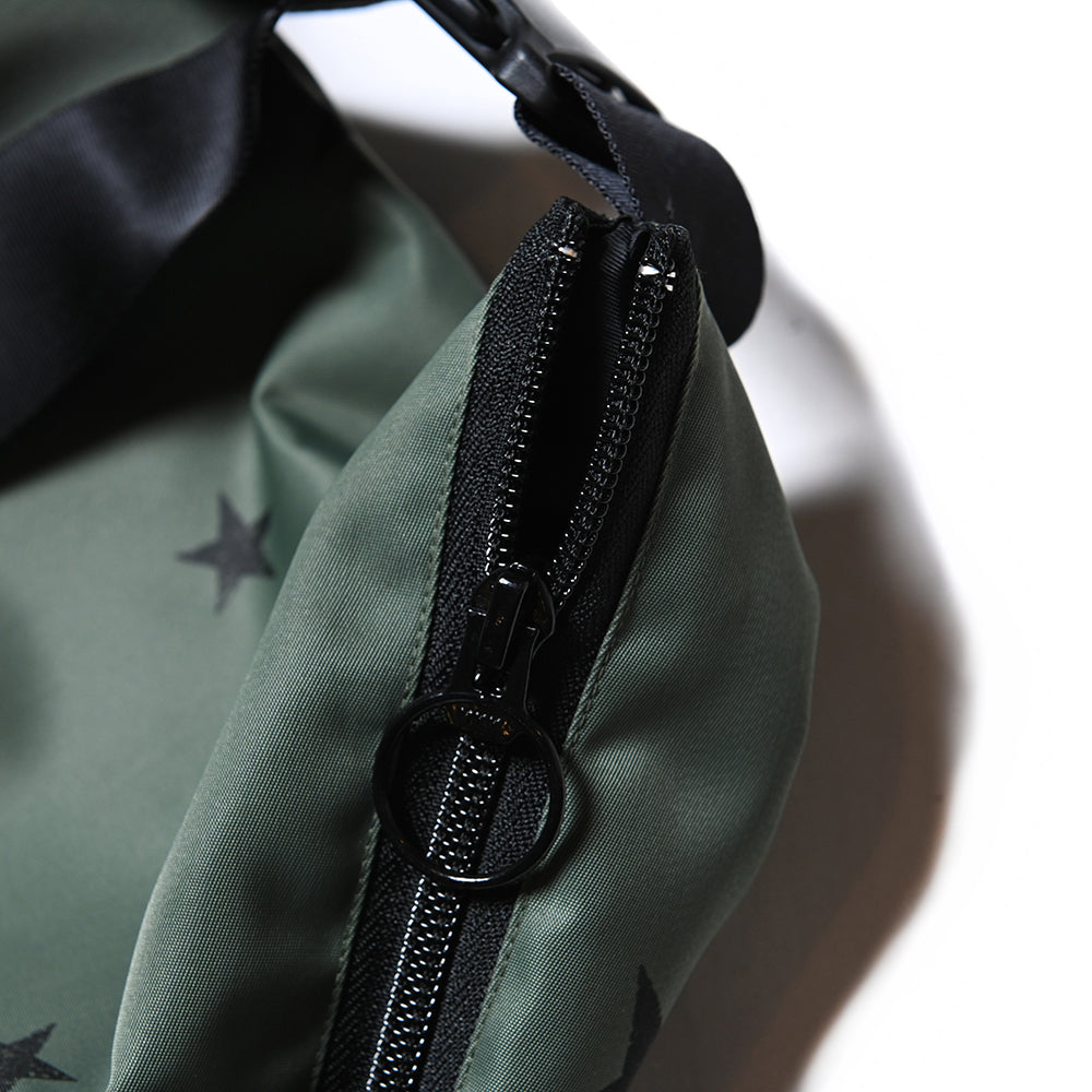 ALLOVER STAR PATTREN MA-1 NYLON SHOULDER BAG - calee-official