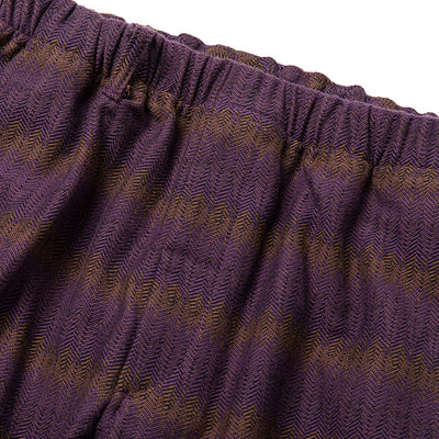 GRADATION OMBRE HERRINGBONE EASY TROUSERS - calee-official
