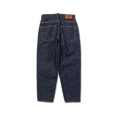 VINTAGE REPRODUCT WIDE SILHOUETTE DENIM PANTS -ONE WASH- - calee-official