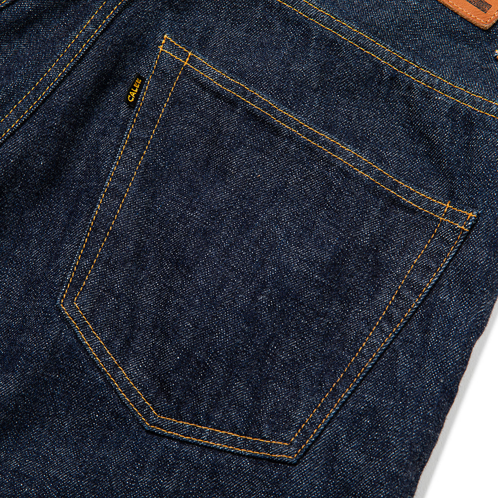 VINTAGE REPRODUCT WIDE SILHOUETTE DENIM PANTS -ONE WASH- - calee-official