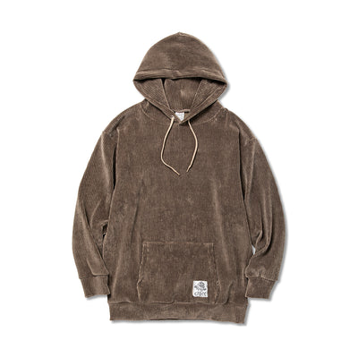 COTTON PILE JERSEY PILLOVER HOODIE - calee-official