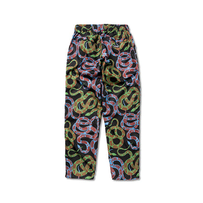 ALLOVER SNAKE PATTERN TRACK EASY PANTS - calee-official