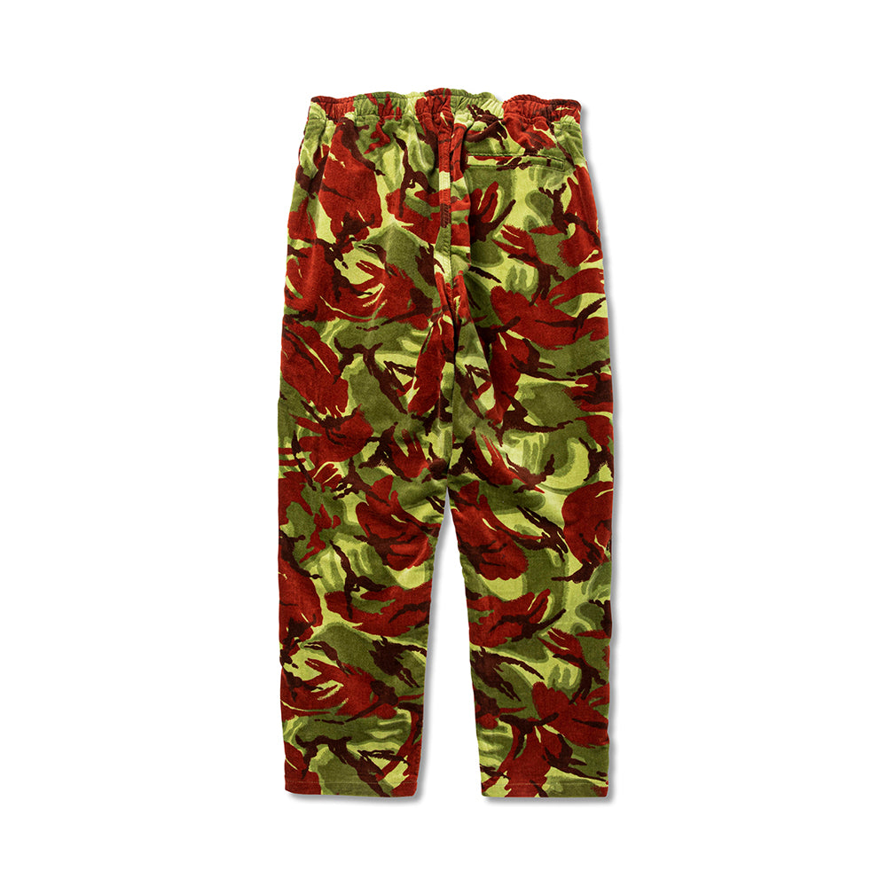BRITISH CAMOUFLAGE PATTERN CORDUROY EASY TROUSERS - calee-official