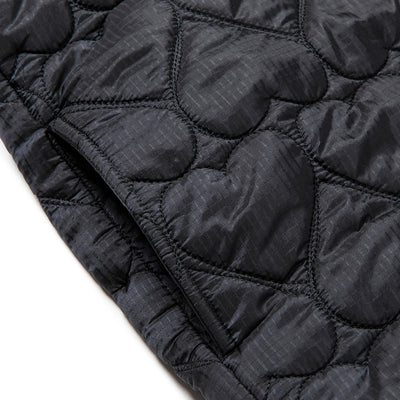DOUBLE RIPSTOP HEART QUILTING JACKET - calee-official