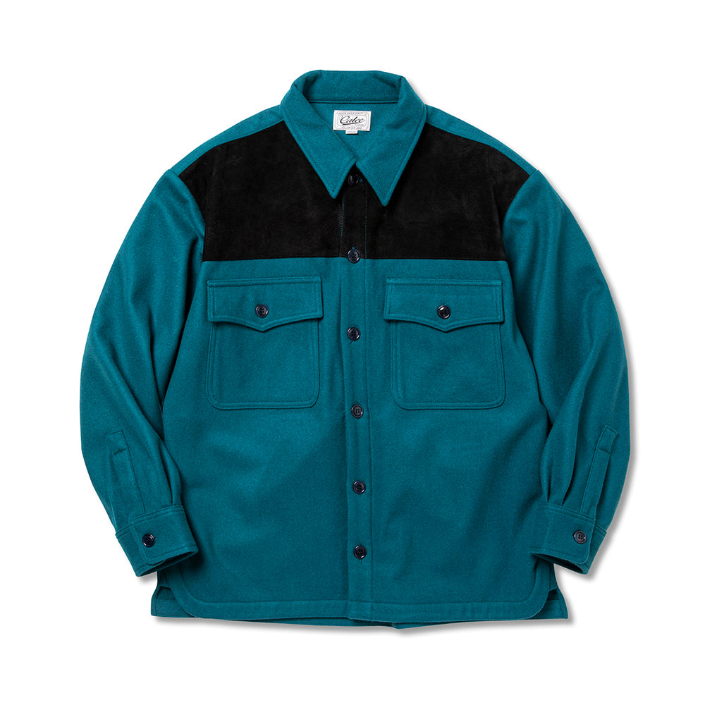 M/S OVER SILHOUETTE SHIRT JACKET - calee-official