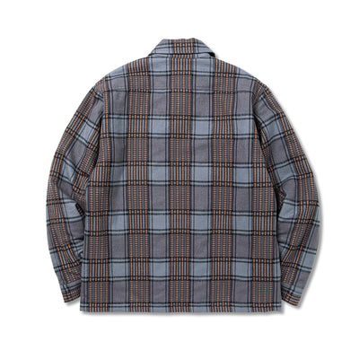 DOBBY CHECK PATTERN SWING TOP - calee-official