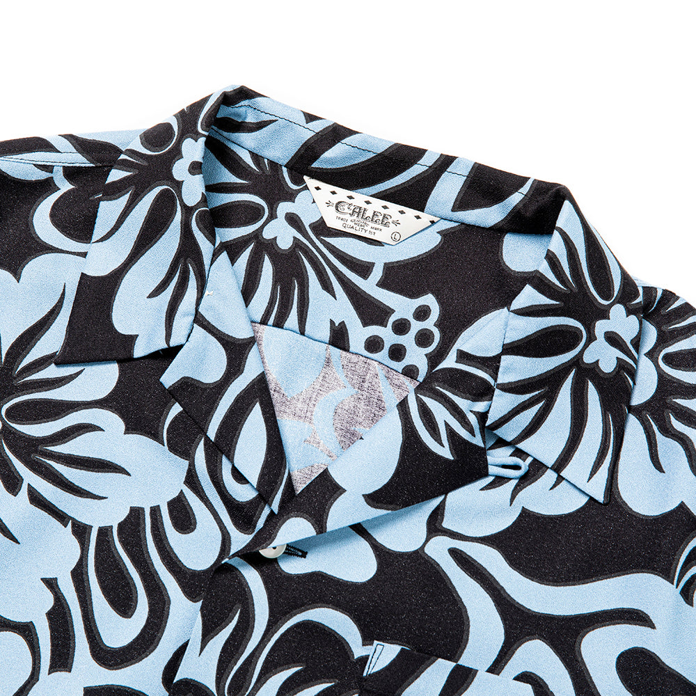 ALLOVER FLOWER PATTERN R/P SHIRT - calee-official