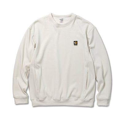 BOMBER HEAT TRADE MARK LOGO WAPPEN CREW NECK SWEAT - calee-official