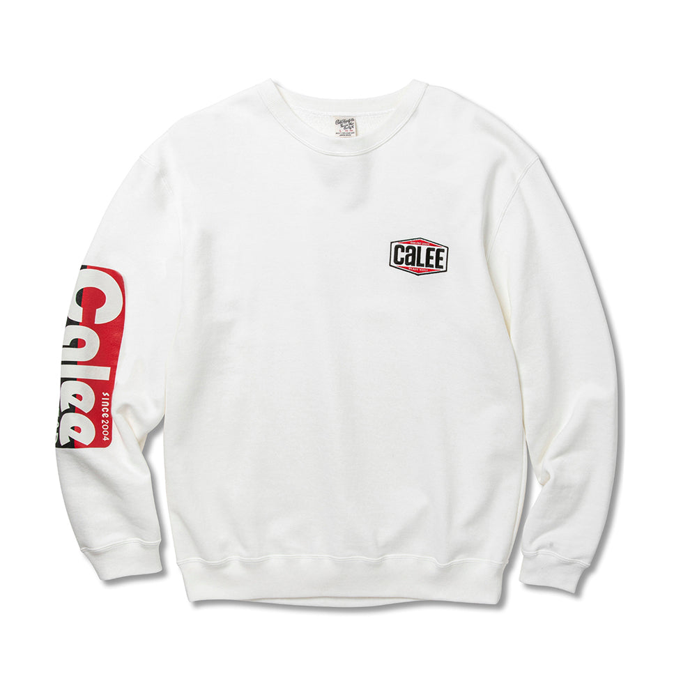 CALEE RULES CREW NECK SWEAT <NATURALLY PAINT DESIGN> - calee-official