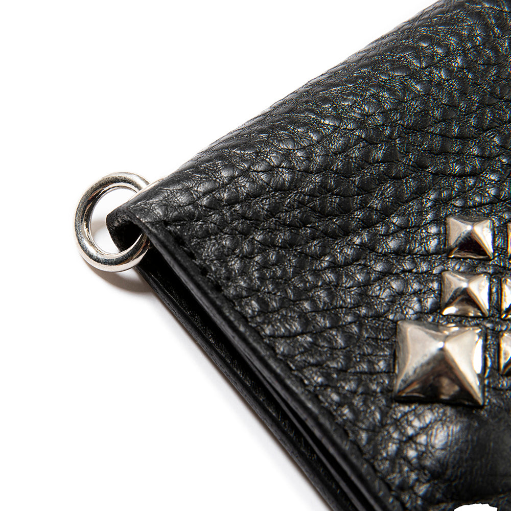 STUDS LEATHER SMART PHONE WALLET - calee-official