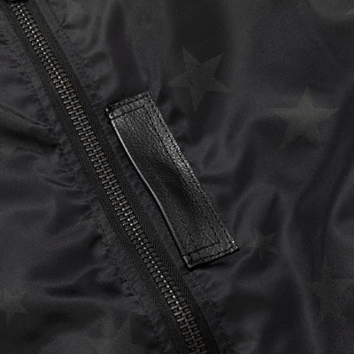 ALLOVER STAR PATTERN MA-1 TYPE FILGHT JACKET - calee-official