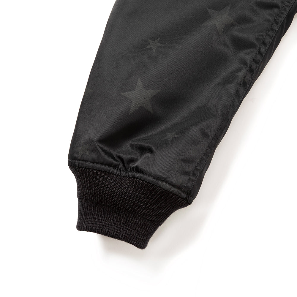 ALLOVER STAR PATTERN MA-1 TYPE FILGHT JACKET - calee-official