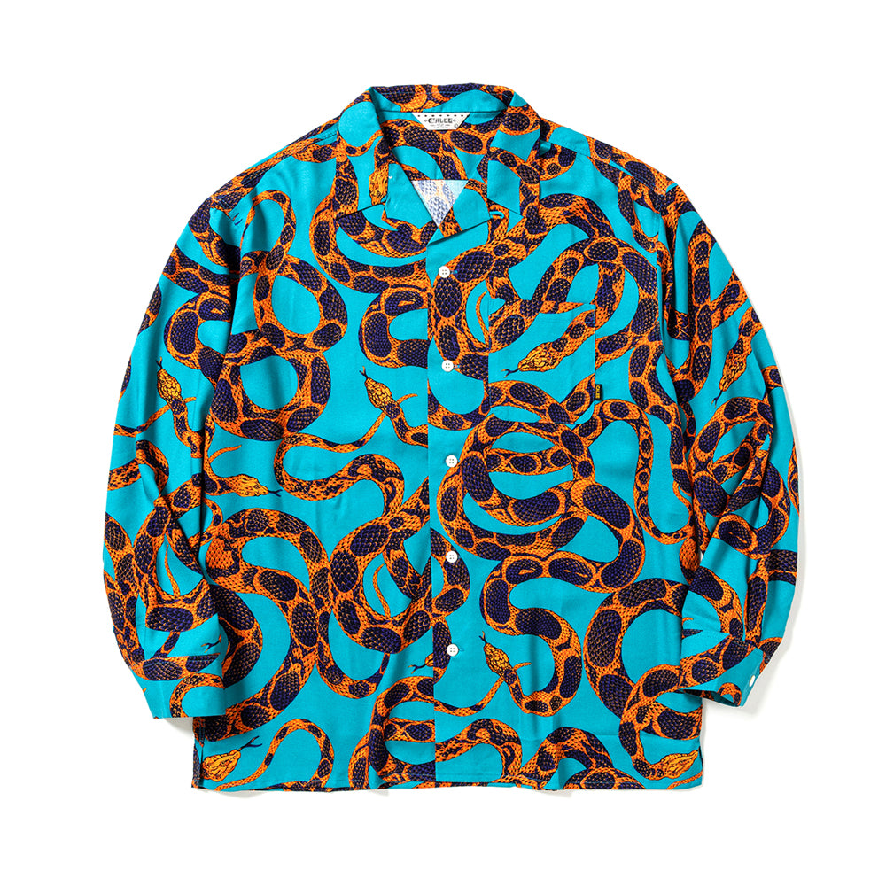ALLOVER SNAKE PATTERN R/P SHIRT -LIMITED- - calee-official