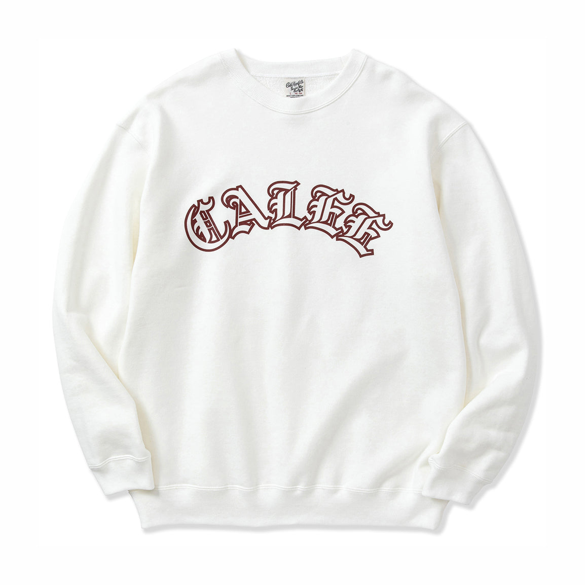 CALEE ARCH LOGO CREW NECK SWEAT - calee-official