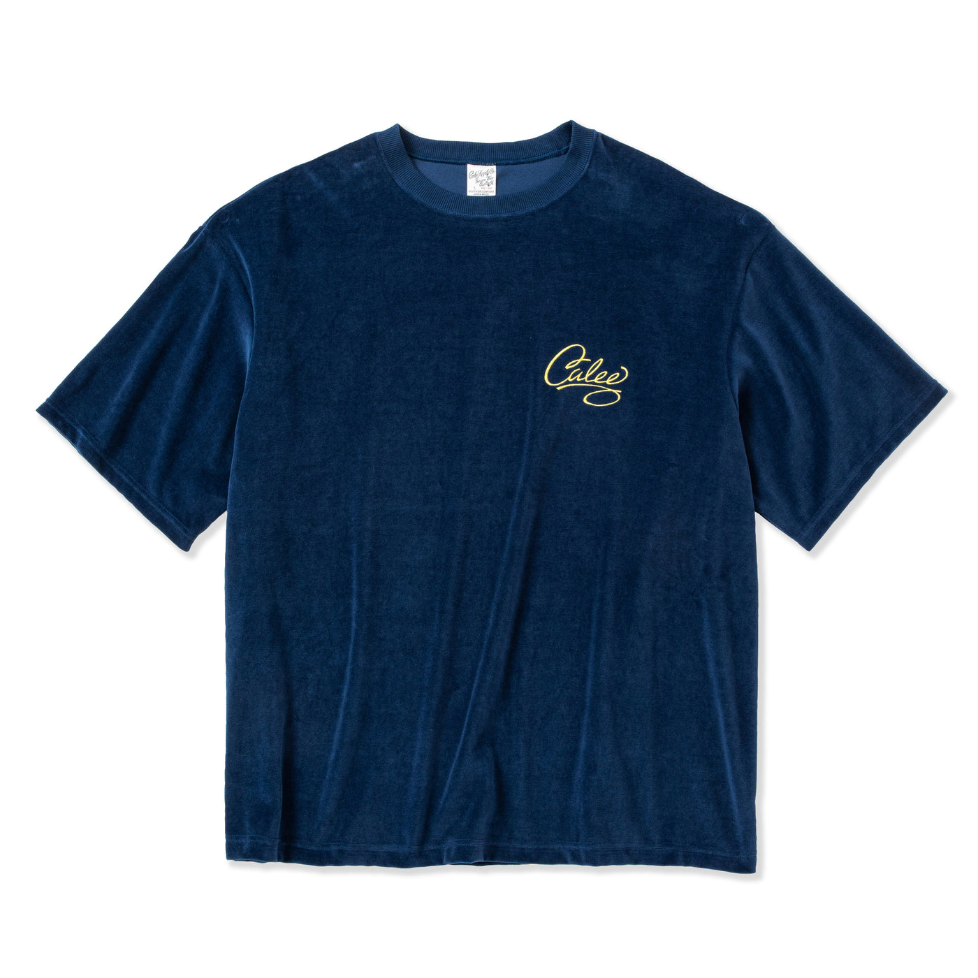 CALEE LOGO VELOUR WIDE SHILHOUETTE CUTSEW