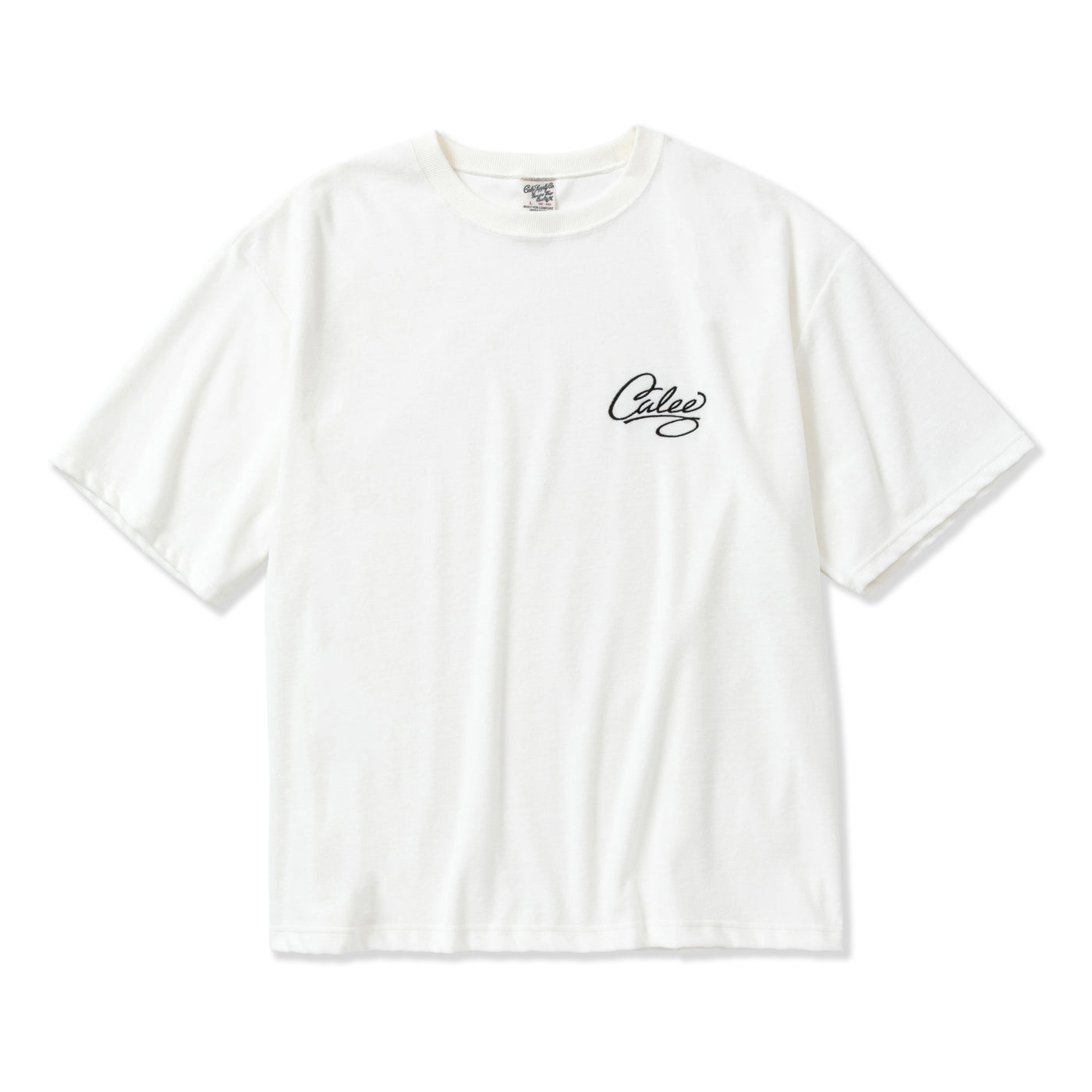 CALEE LOGO VELOUR WIDE SHILHOUETTE CUTSEW