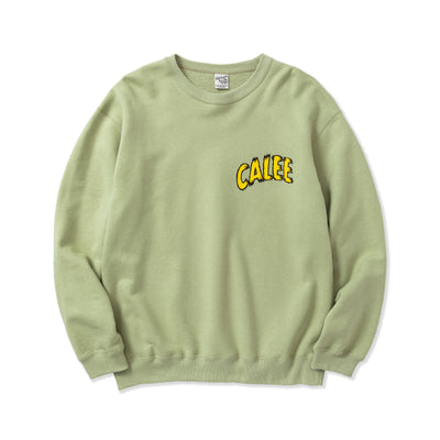 CALEE OLD TIGER CREW NECK SWEAT - calee-official