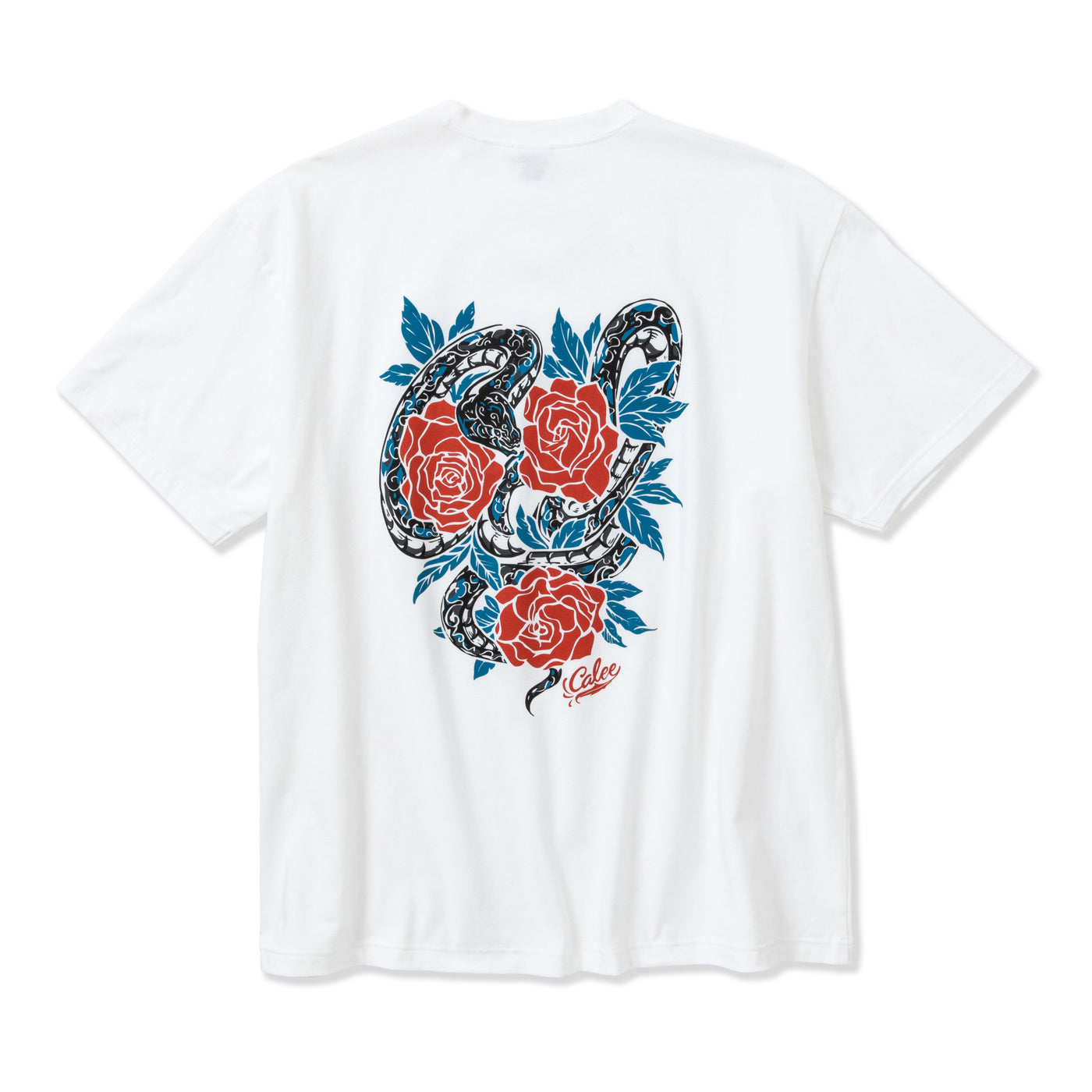 STRETCH CALEE PERMANENT T-SHIRT -NATURALLY PAINT DESIGN-