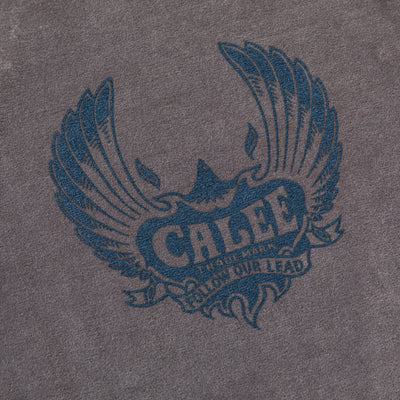 CALEE WING EMBLEM VELOUR 7 LENGTH CUTSEW -NATURALLY PAINT DESIGN- - calee-official