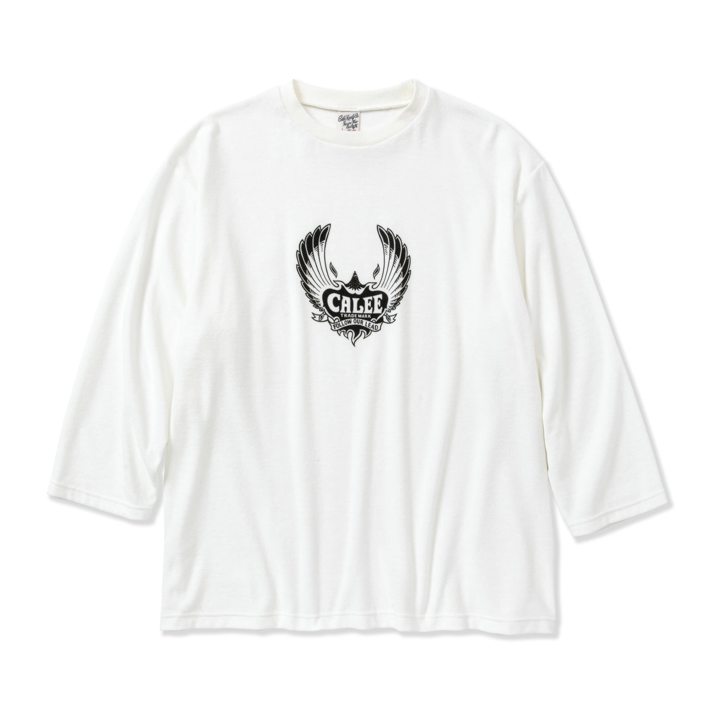 CALEE WING EMBLEM VELOUR 7 LENGTH CUTSEW -NATURALLY PAINT DESIGN- - calee-official