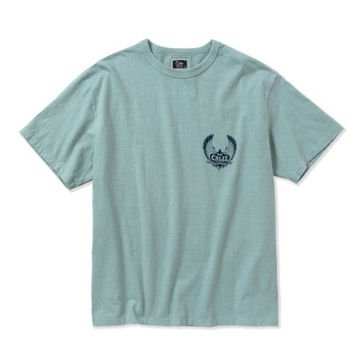 BINDER NECK CALEE WING EMBLEM VINTAGE T-SHIRT ＜NATURALLY PAINT DESIGN＞