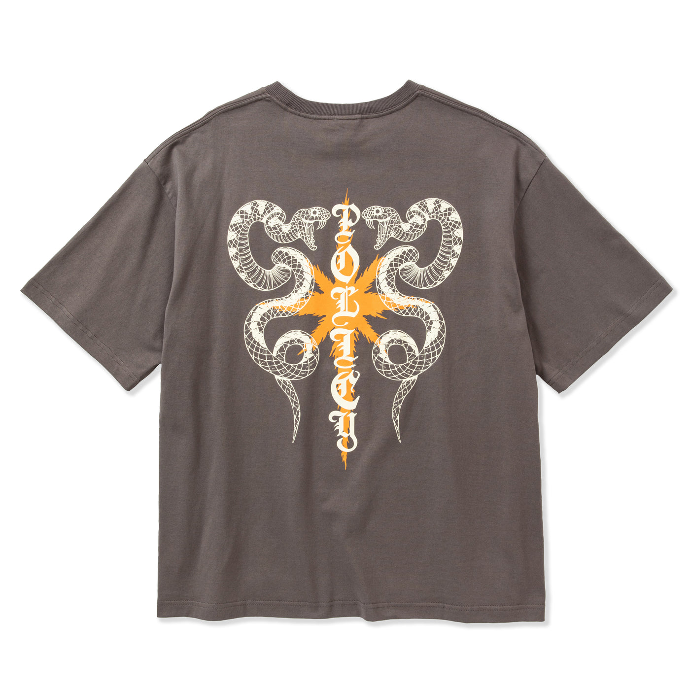 DROP SHOULDER COUNTERSIGN SNAKE T-SHIRT