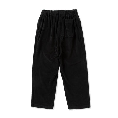 CALEE CHECKER PILE JACQUARD WIDE SHILHOUETTE RELAX PANTS
