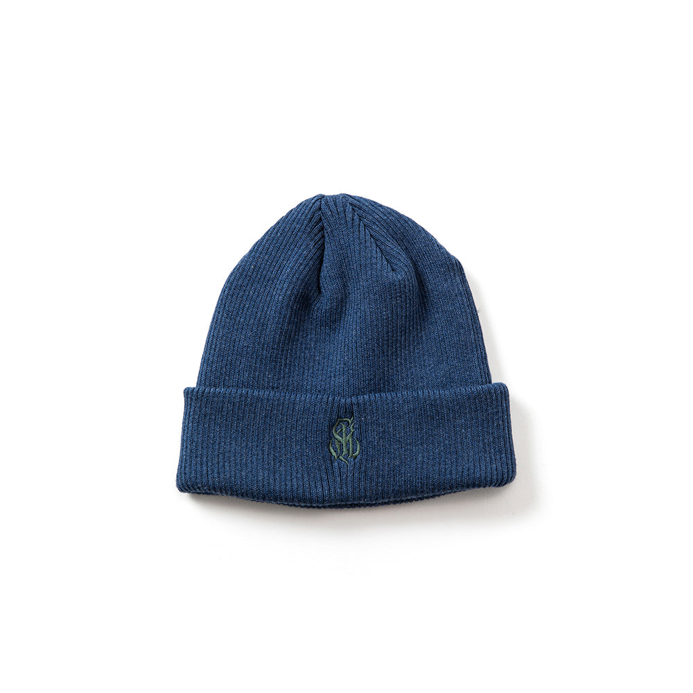 CAL NT LOGO EMBROIDERY KNIT CAP - calee-official