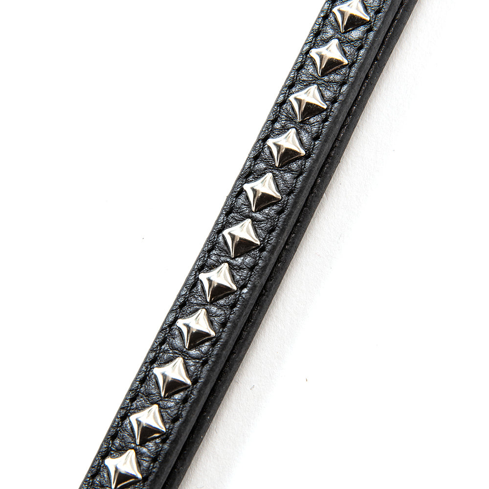 STUDS LEATHER NECK STRAP - calee-official