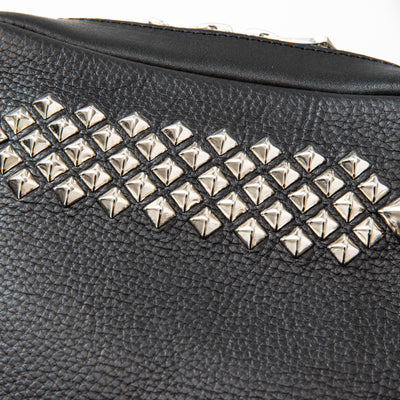 STUDS LEATHER SHOULDER POUCH